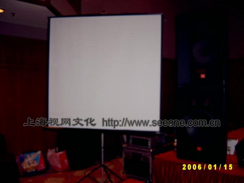 投影幕 灯光音响设备 上海视网文化演出公司